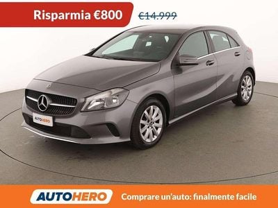 Usata Mercedes A160 Business 102 CV (75 kW) 2018 Grigio Berlina
