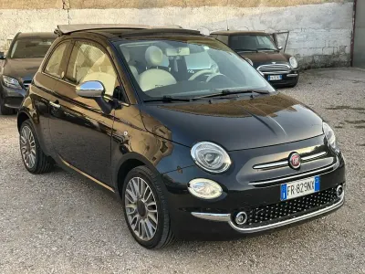 Usata Fiat 500C Mirror 95 CV (69 kW) 2018 Nero Cabrio