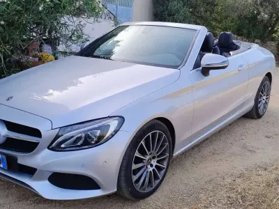 Usata Mercedes C200 184 CV (135 kW) 2017 Argento Cabrio