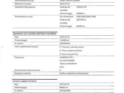 Usata Audi A4 Business 122 CV (89 kW) 2016 Grigio Berlina