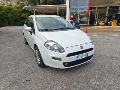 Gebraucht Fiat Punto Lounge 75 PS (55 kW) 2014 Weiß Kleinwagen