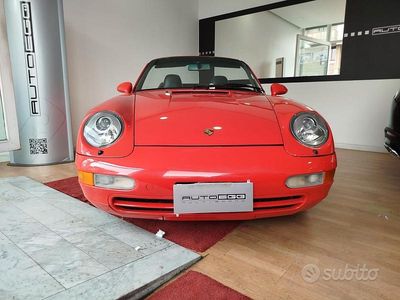 Usata Porsche 993 272 CV (200 kW) 1994 Rosso Cabrio