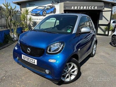 Usata Smart ForTwo Cabrio Passion 71 CV (52 kW) 2018 Blu Cabrio