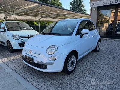 Usata Fiat 500 Lounge 69 CV (50 kW) 2008 Bianco Utilitaria