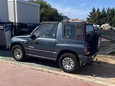 Usata Suzuki Vitara 1989 Blu Cabrio