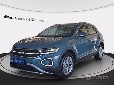 Usata VW T-Roc Style 150 CV (110 kW) 2022 Blu SUV