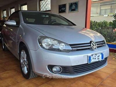 Usata VW Golf Cabriolet 105 CV (77 kW) 2012 Argento Cabrio