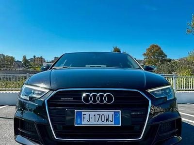 Usata Audi A3 S-Line 184 CV (135 kW) 2017 Nero Berlina