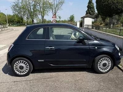 Usata Fiat 500 Lounge 69 CV (50 kW) 2011 Blu Utilitaria