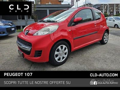Usata Peugeot 107 Access 68 CV (50 kW) 2012 Rosso Utilitaria