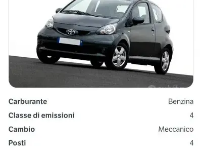 Usata Toyota Aygo 68 CV (50 kW) 2008 Nero Utilitaria