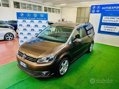 Usata VW Touran Comfortline 105 CV (77 kW) 2015 Marrone Monovolume
