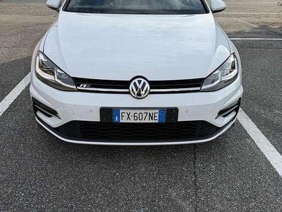 Usata VW Golf VII R-line 150 CV (110 kW) 2019 Bianco Berlina