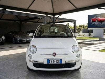 Usata Fiat 500 Lounge 69 CV (50 kW) 2009 Bianco Cabrio