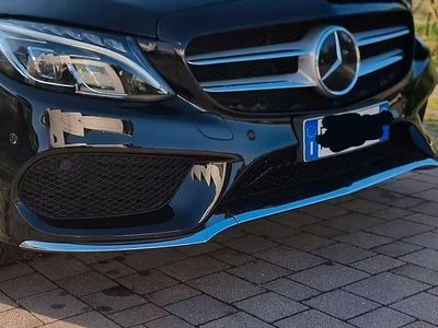 Usata Mercedes C180 AMG 116 CV (85 kW) 2018 Nero Station wagon