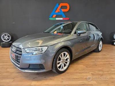 Usata Audi A3 Business 110 CV (80 kW) 2017 Grigio Berlina