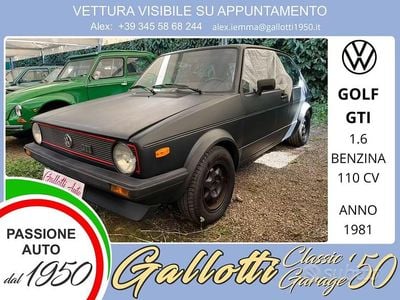 Usata VW Golf I GTI 110 CV (80 kW) 1981 Utilitaria