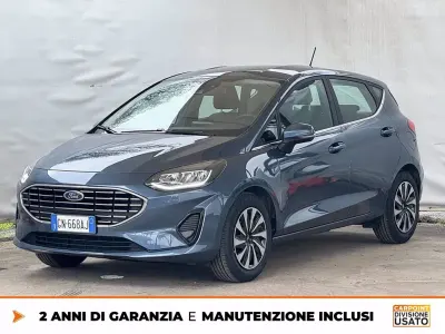 Begagnad Ford Fiesta Titanium 125 HK (91 kW) 2023 Grå Halvkombi