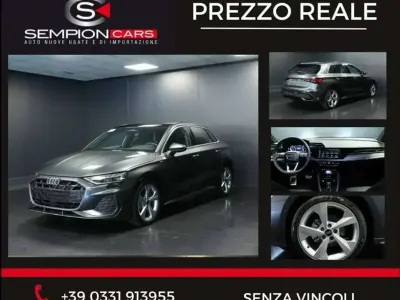 Nuova Audi A3 S-Line 150 CV (110 kW) 2025 Grigio daytona Berlina