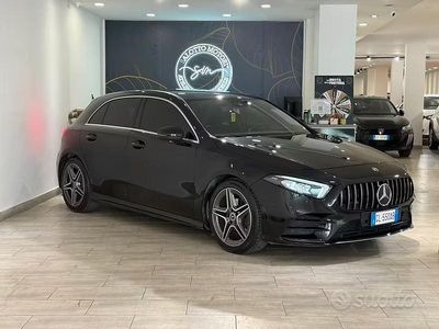 Usata Mercedes A180 AMG Line Premium 136 CV (100 kW) 2020 Nero Berlina