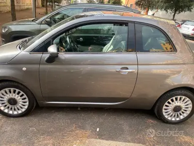 Usata Fiat 500 Lounge 69 CV (50 kW) 2012 Grigio Utilitaria