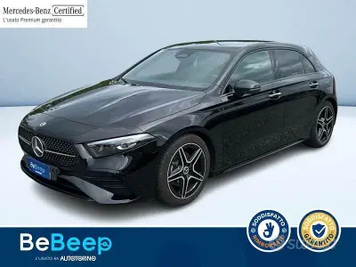 Usata Mercedes A180 Advanced Plus 116 CV (85 kW) 2023 Nero metallizzato Berlina