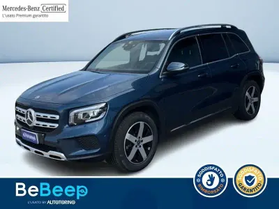 Usata Mercedes GLB200 150 CV (110 kW) 2021 Blu metallizzato SUV