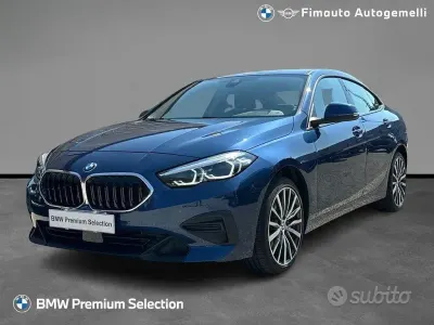 Usata BMW 218 Gran Coupé Advantage 150 CV (110 kW) 2022 Blu / metallizzato Coupé