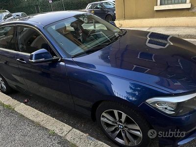 Usata BMW 118 Sport Line 109 CV (80 kW) 2017 Blu Utilitaria