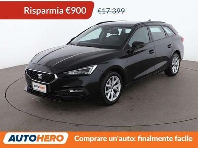 Usata Seat Leon Style 131 CV (96 kW) 2021 Nero Station wagon