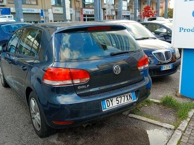 Usata VW Golf VI 122 CV (89 kW) 2009 Blu Utilitaria