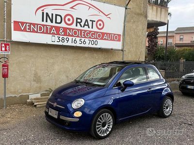 Usata Fiat 500 Lounge 69 CV (50 kW) 2011 Blu Berlina