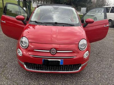 Usata Fiat 500C Pop Star 95 CV (69 kW) 2016 Rosso Cabrio