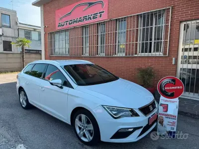 Usata Seat Leon ST FR 116 CV (85 kW) 2020 Bianco Station wagon
