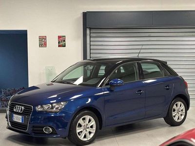 Usata Audi A1 Sportback Ambition 86 CV (63 kW) 2013 Blu/azzurro Utilitaria