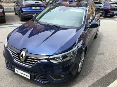 Brugt Renault Mégane Intens 110 HK (80 kW) 2018 Blå Sedan