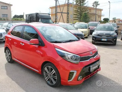 Usado Kia Picanto GT-Line 84 CV (61 kW) 2017 Rojo Utilitario