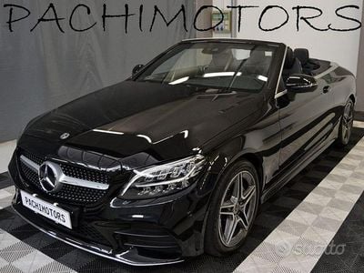 Usata Mercedes C200 Premium 184 CV (135 kW) 2019 Nero Cabrio