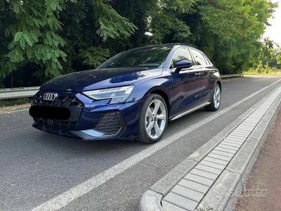 Usata Audi A3 Ambiente 150 CV (110 kW) 2024 Blu Utilitaria