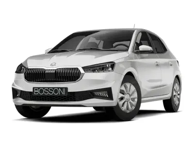 Nuova Skoda Fabia 2026 Argento Utilitaria