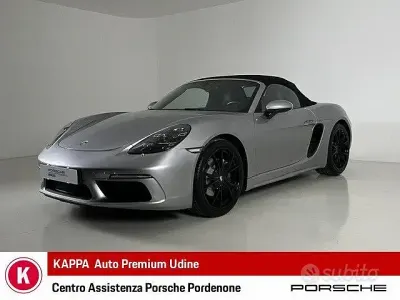 Usata Porsche 718 Boxster 300 CV (220 kW) 2017 Argento Cabrio
