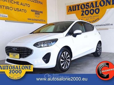 Usata Ford Fiesta Titanium 75 CV (55 kW) 2022 Bianco Utilitaria