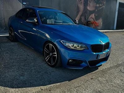 Usata BMW 220 M Performance 200 CV (147 kW) 2014 Blu Coupé
