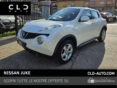 Usata Nissan Juke Visia 94 CV (69 kW) 2013 Bianco SUV