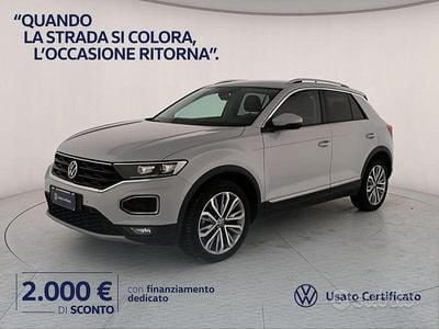 Usata VW T-Roc Advance 2021 Grigio SUV