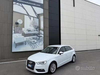 Usata Audi A3 Ambition 122 CV (89 kW) 2013 Bianco Berlina