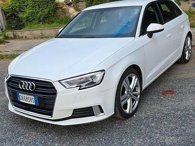 Usata Audi A3 Sport 150 CV (110 kW) 2019 Bianco Berlina