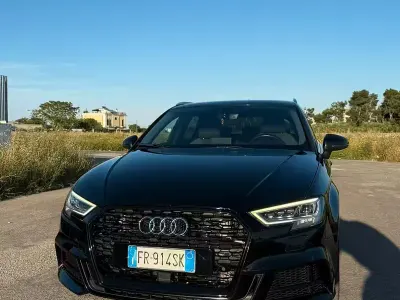 Usata Audi A3 184 CV (135 kW) 2018 Nero Berlina