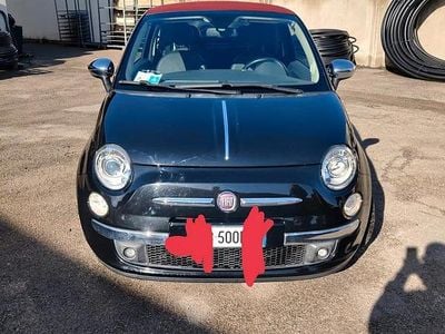 Usata Fiat 500 95 CV (69 kW) 2010 Nero Cabrio