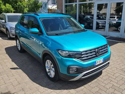 Usata VW T-Cross Style 110 CV (80 kW) 2023 Verde SUV